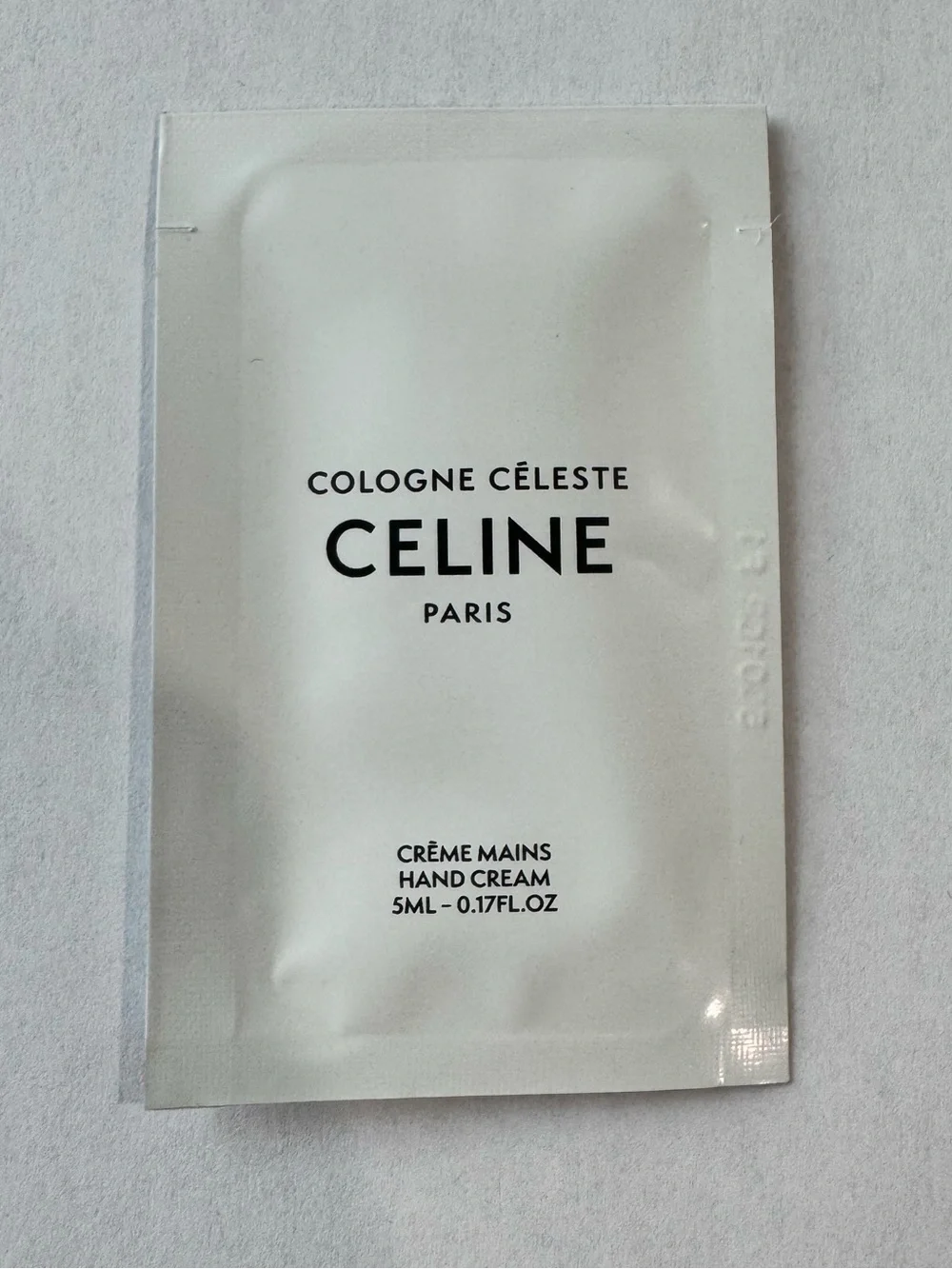 Celine Hand Cream Sample 0.17 oz